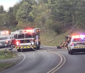 Man killed when SUV overturned near Wildwood Cemetery on Friday